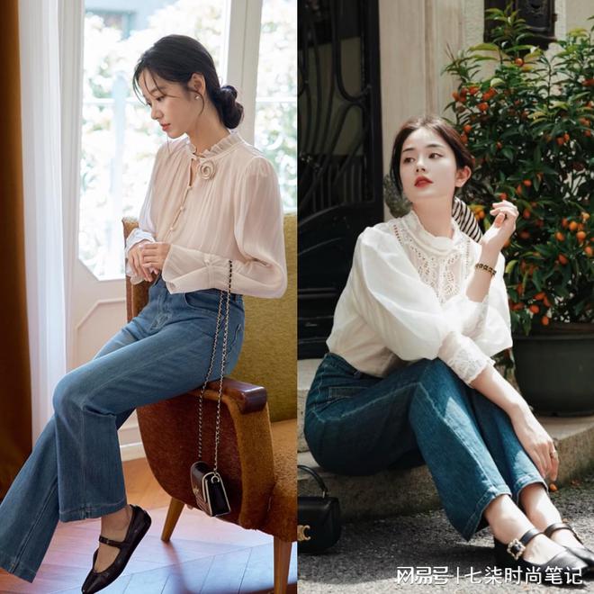 配这几双鞋更舒适时髦OG网站初夏穿牛仔裤(图2)